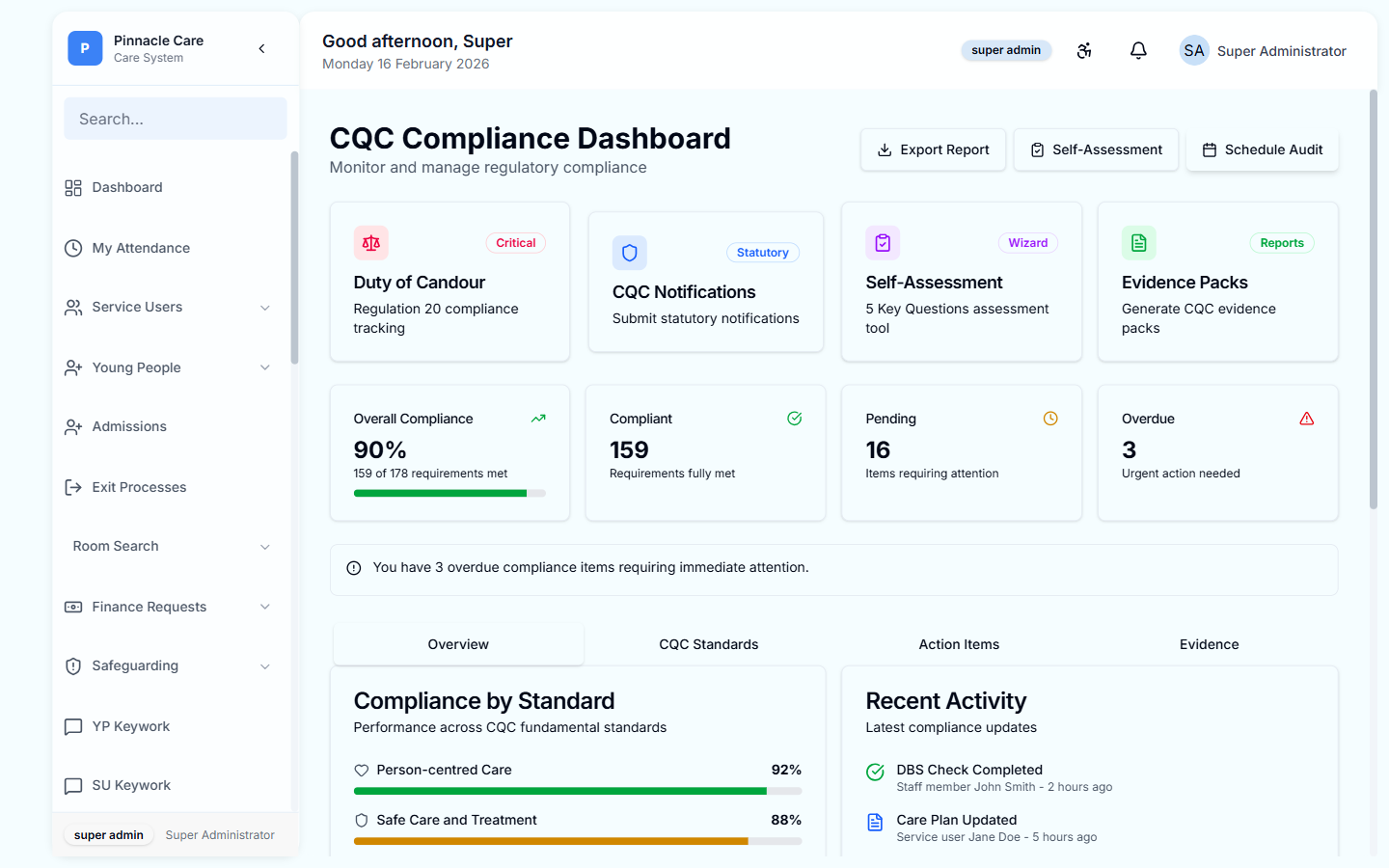 Compliance Dashboard